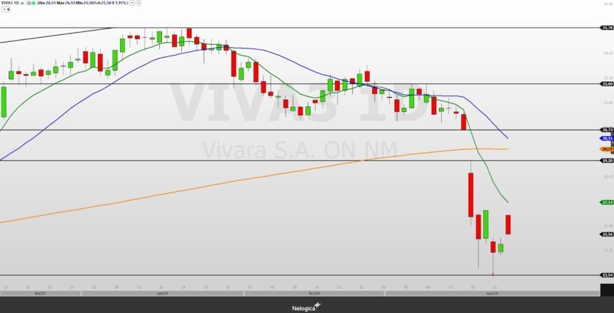 VIVA3 vai retomar alta? Ações da Vivara caem 20% em março com tropeços de governança