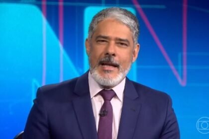 William Bonner no Jornal Nacional