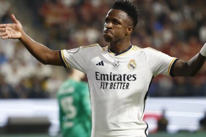 Real Madrid critica árbitro por não relatar ofensa contra Vinícius Jr