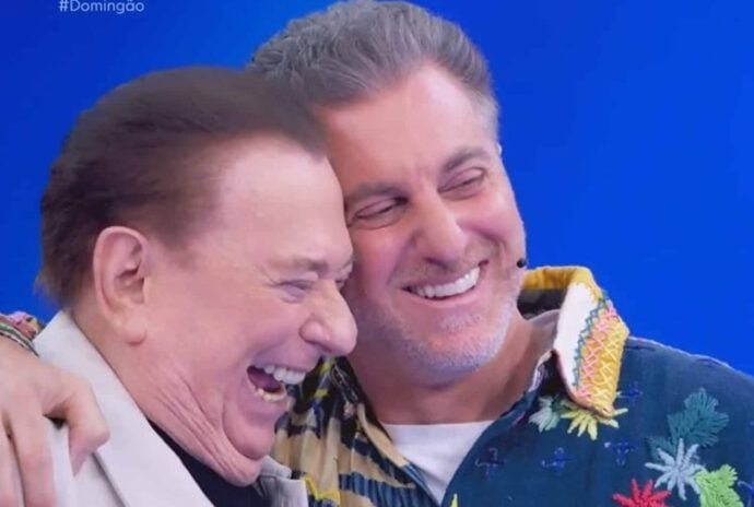 Raul Gil e Luciano Huck